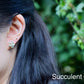 Succulent Earrings