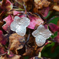 Hydrangea Earrings Silver