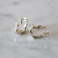 Yoga Wheel Pose Earring Hoops