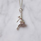 Dancer Reaching for the Star Pendant ballerina dancing necklace nz