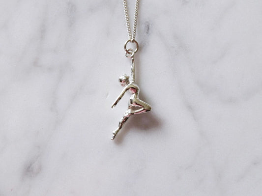 Dancer Reaching for the Star Pendant ballerina dancing necklace nz