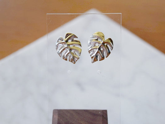 Monstera Deliciosa Earrings