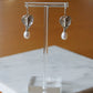 Anthurium Pearl Earrings