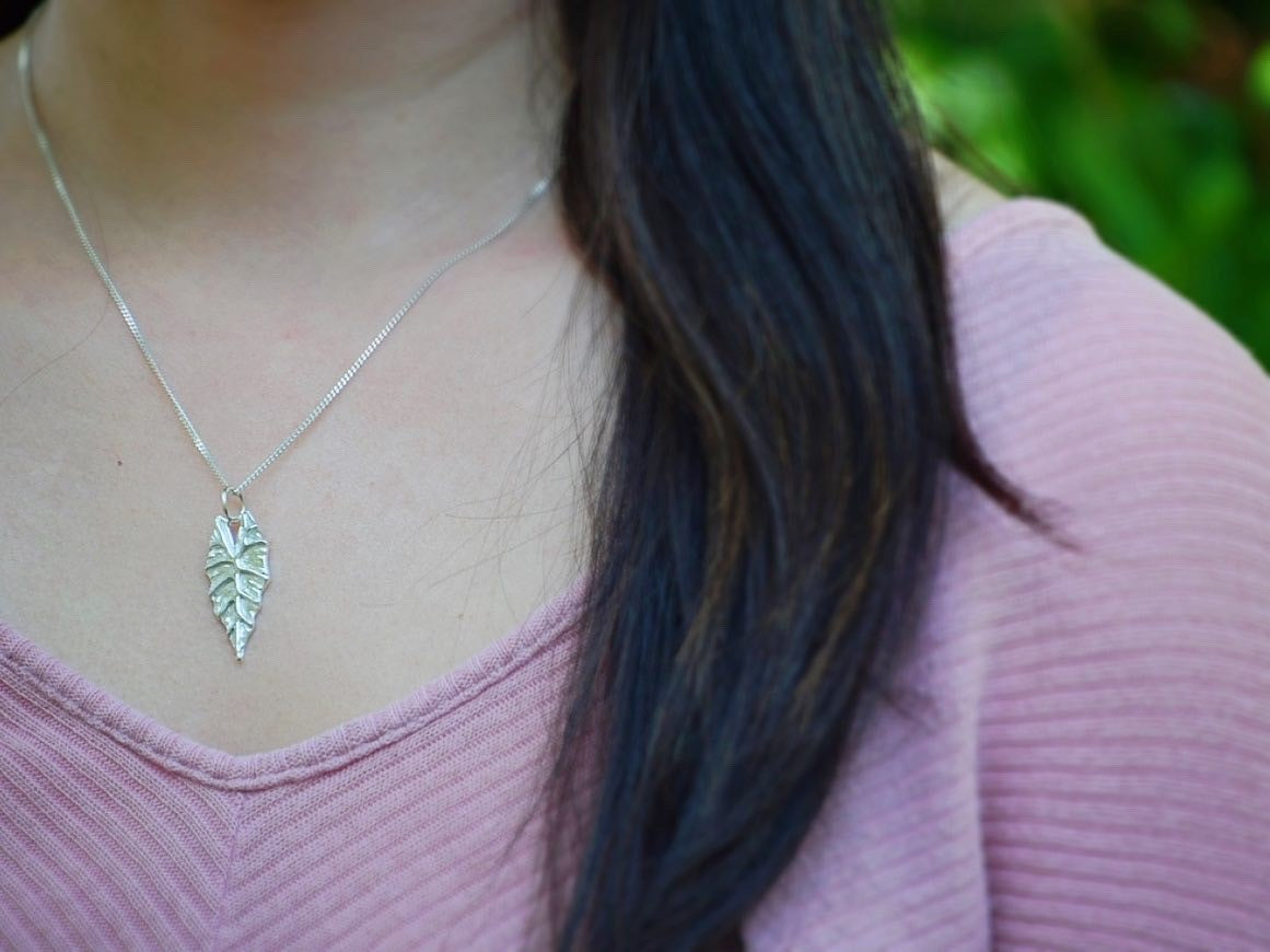 Alocasia Pendant Necklace  indoor plant nz