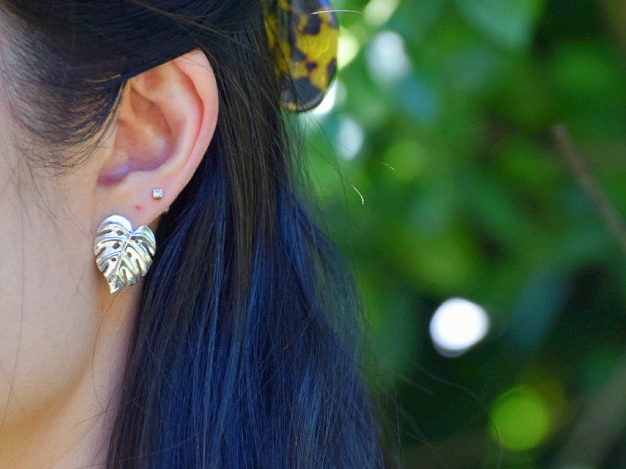 Monstera Deliciosa Earrings