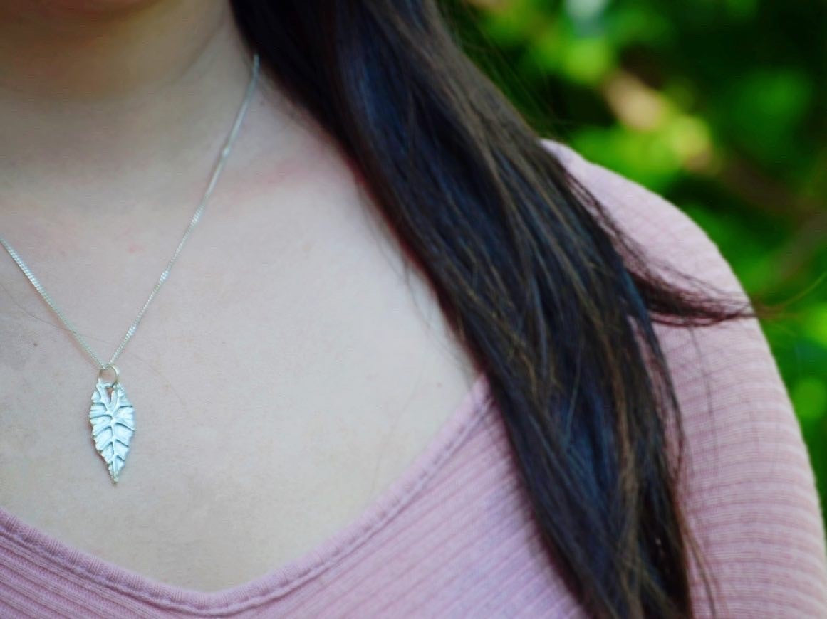 Alocasia Pendant Necklace  indoor plant nz