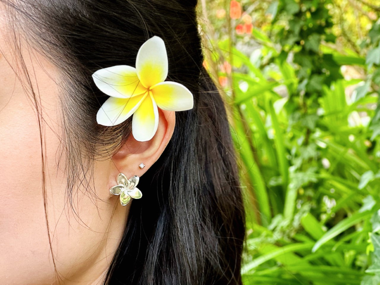 Frangipani Earrings