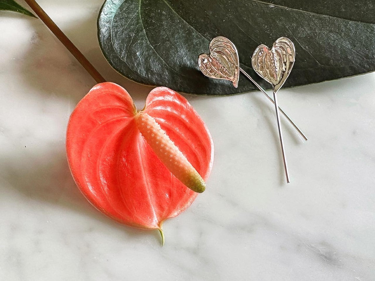 Anthurium Earrings