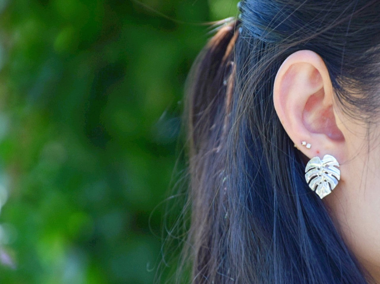 Monstera Deliciosa Earrings