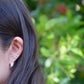 Yoga Wheel Pose Earring Hoops