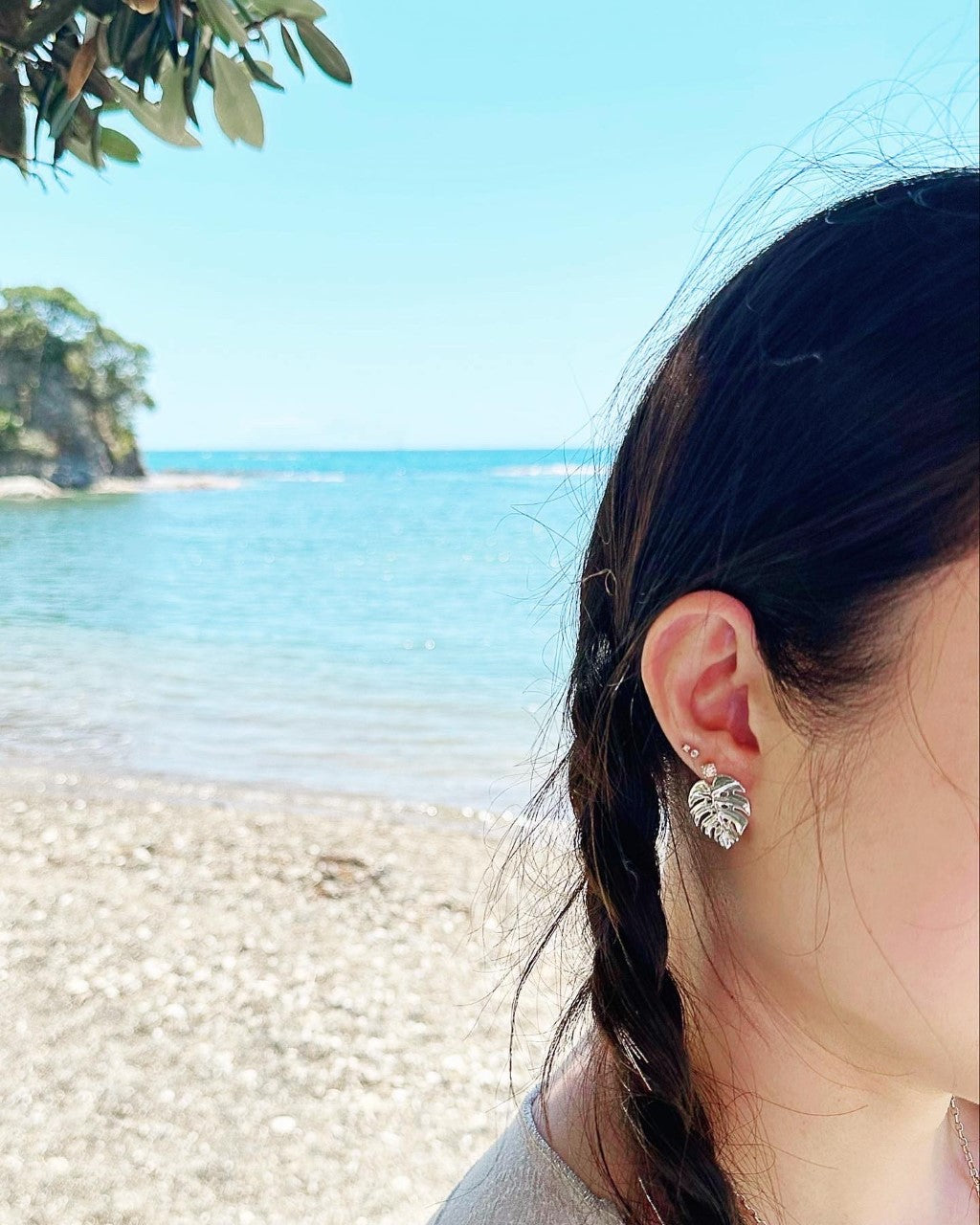 Monstera Deliciosa Earrings