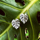 Monstera Deliciosa Earrings